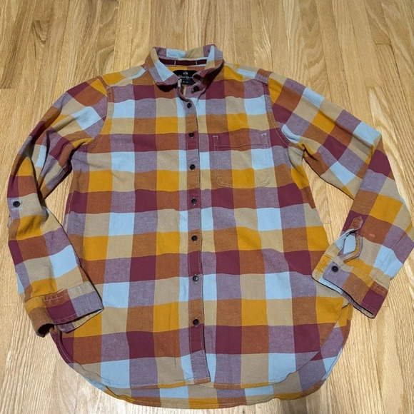 Wind River |  Colorful Plaid Long Sleeve Button Up Shirt - Picture 1 of 9